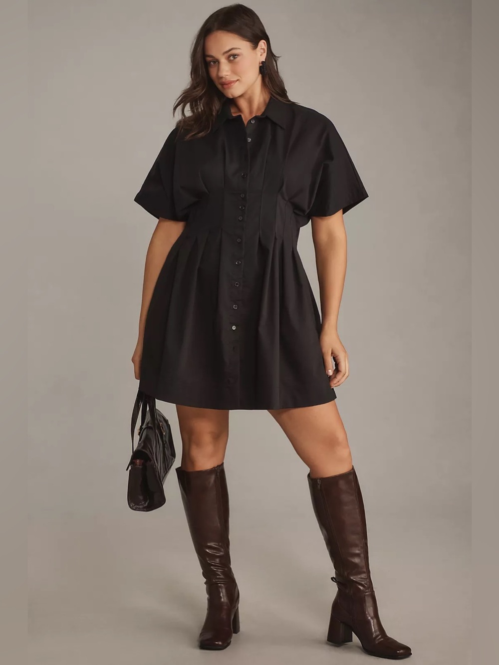 NWT Anthropologie’s Tobie Mini Shirtdress by Exquise